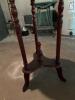 Marble Top Victorian-Style Plant Stand Table - 3