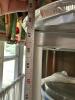 Kitchen Goods and Lawn and Garden Items with Shelf - 17