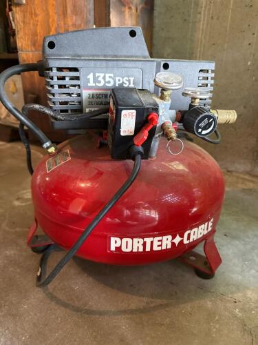 Porter-Cable Air Compressor 135 PSI 2 HP 6 Gallon