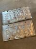 New Hampshire License Plates Pair 1984 - 3