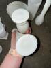 Milk Glass Vases and Goblets in the Manner of Fenton and Indiana Glass - 9
