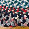 Round Braided Multicolor Rug, 4 ft - 5