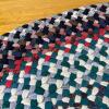 Round Braided Multicolor Rug, 4 ft - 6