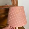 Decorative Pink Table Lamp with Wooden Doll Motif - 4