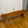 Rustic Wooden Bench - 5
