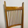 Wooden Spindle Back Chair with Woven Rush Seat - 2