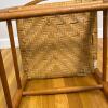 Wooden Spindle Back Chair with Woven Rush Seat - 7