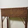 Wicker Planter Stand with Galvanized Metal Liner - 5