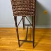 Wicker Planter Stand with Galvanized Metal Liner - 6