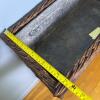 Wicker Planter Stand with Galvanized Metal Liner - 9