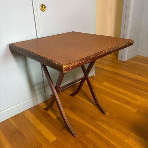 Vintage Folding Wood Table