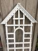 Wood Garden Trellis With Gable Top Architectural Detail - 2