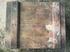 Wooden Storage Box With Hinged Lid and Printed Markings - 3
