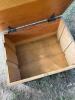 Wooden Storage Box With Hinged Lid and Printed Markings - 6