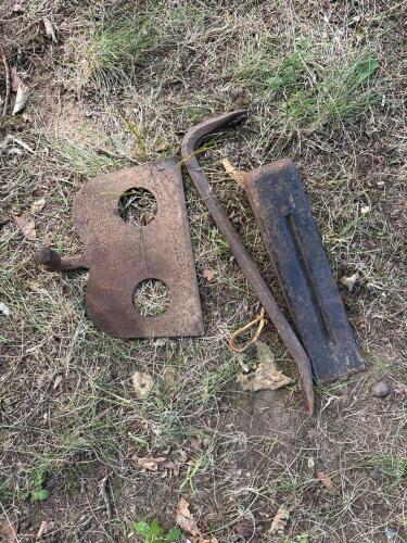 Assorted Rusted Industrial Steel Parts