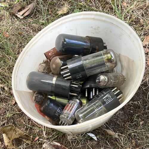 Vintage Electron Vacuum Tubes Assortment