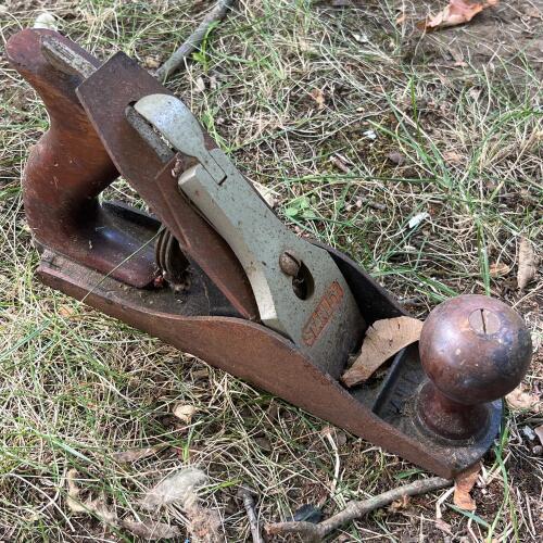 Stanley Wood Hand Plane with Wood Handle