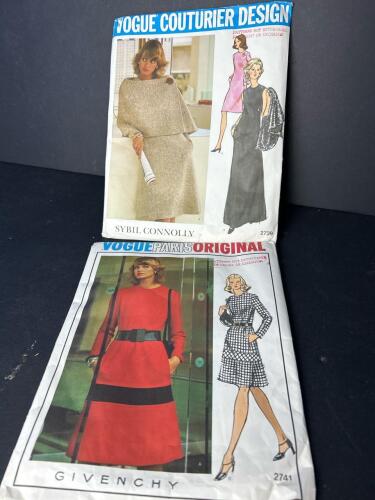 Vogue Couturier Design and Paris Original Givenchy Dress Patterns