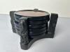 Canadian Maple Leaf Wooden Drink Coasters With Stand - 2