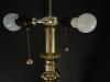 Brass Traditional Style Table Lamp With 2 Pull Chains - 4