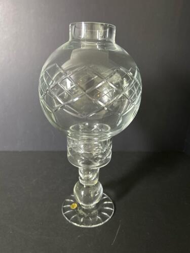 Polish Cut Crystal 2 Piece Globe and Base
