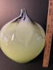 Contemporary Art Glass Vase With Pulled Feather Design - 7