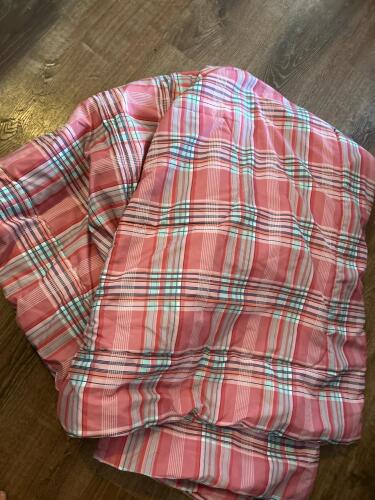 Tommy Hilfiger Twin Red, Black & White Plaid Comforter
