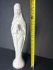 Modernist Metal Crucifix and Porcelain Madonna Statue - 5