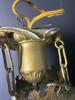 MCM Jeweled Glass and Brass Hanging Lantern in Moorish-Style - 8