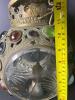 MCM Jeweled Glass and Brass Hanging Lantern in Moorish-Style - 10