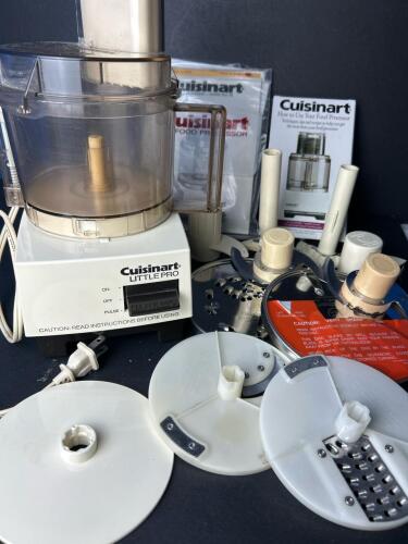 Cuisinart Little Pro Food Processor With Attachments