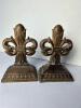 Pair of Small Fleur-de-Lis Bookends in Art Deco Style - 3