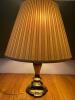 Brass Table Lamp With Pleated Shade - 6