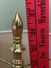Brass Table Lamp With Pleated Shade - 7