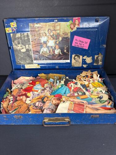 Motherlode of Vintage Paper Dolls and Outfits