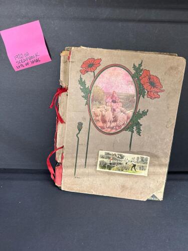 Vintage Scrapbook with Ephemera