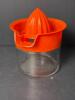 Gemco Orange Plastic Manual Citrus Juicer