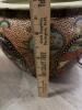 Japanese Satsuma-Style Planter Bowl with Wooden Stand - 9