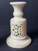 Pair of Lenox Ivory Porcelain Candlestick Holders with Gold Trim - 2