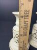 Pair of Lenox Ivory Porcelain Candlestick Holders with Gold Trim - 5