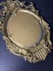 Heavy Gilt Federal-Style Convex Wall Mirror With Eagle Crest - 5