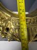 Heavy Gilt Federal-Style Convex Wall Mirror With Eagle Crest - 9