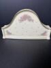Lenox Quartz Mantel Clock Floral China with Gold Trim - 3