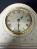 Lenox Quartz Mantel Clock Floral China with Gold Trim - 6