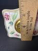 Small Lenox Porcelain Floral Quartz Mantel Clock - 5