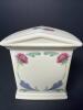 Small Lenox Floral Porcelain Mantel Clock - 3