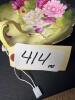 Hand-Painted Floral Porcelain Berry Bowl in Art Nouveau Style - 6