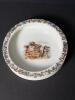Antique Germany Cat Motif Alphabet Child's Porcelain Feeding Dish