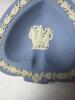 Wedgwood Blue Jasperware Heart Dish with Classical Relief - 3