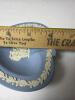 Wedgwood Blue Jasperware Heart Dish with Classical Relief - 4